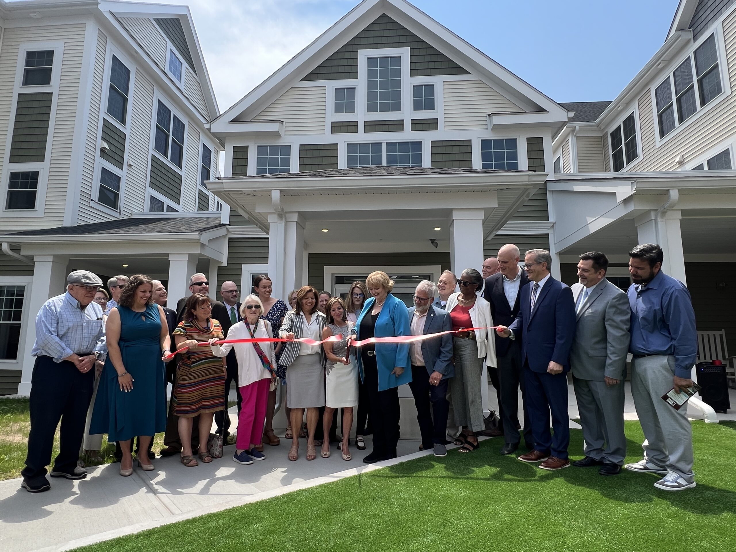 Community ribbon cutting ceremony